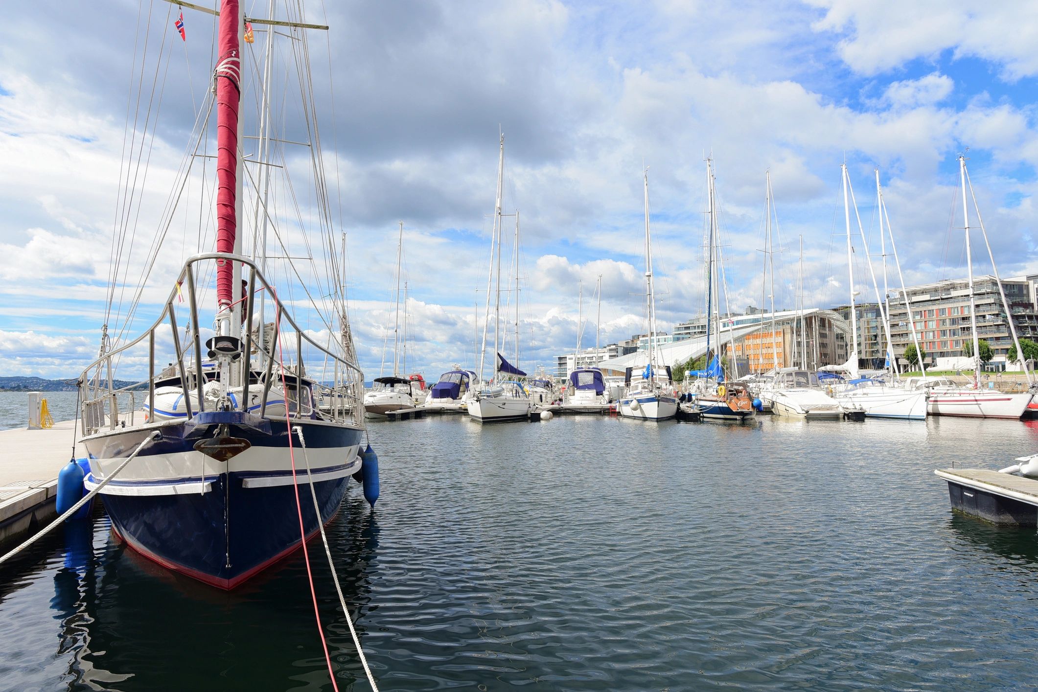 Boating district scene for team profile